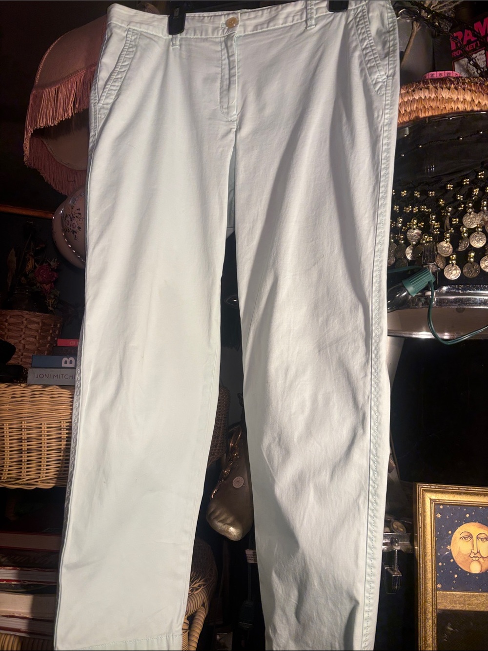 Talbots Women’s light blue green, teal, Chino Pants